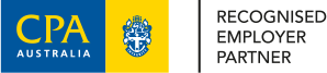 CPA Australia Recognised Employer Partner logo.